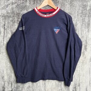 Vtg Team USA Mens Large Shirt Olympic Triathlon New Zealand 2003 Tenniscore